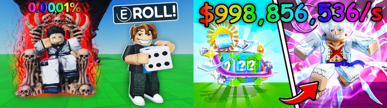 Roll an Anime Roblox plot and roster screenshots